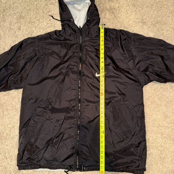 Rare Vintage Nike AIR Windbreaker Jacket - Size XL - Black Unisex - 90s - Picture 6 of 7